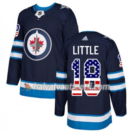 Miesten NHL Winnipeg Jets Pelipaita Bryan Little 18 Adidas 2017-2018 MarineSininen USA Flag Fashion Authentic Miesten NHL Winnipeg Jets Pelipaita Bryan Little 18 Adidas 2017-2018 MarineSininen USA Flag Fashion Authentic